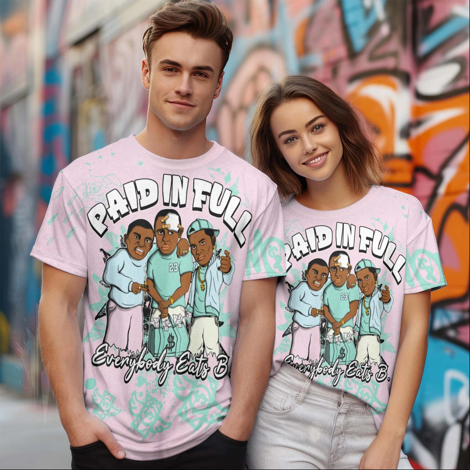 Paid In Full Retro Easter 5s T-Shirt