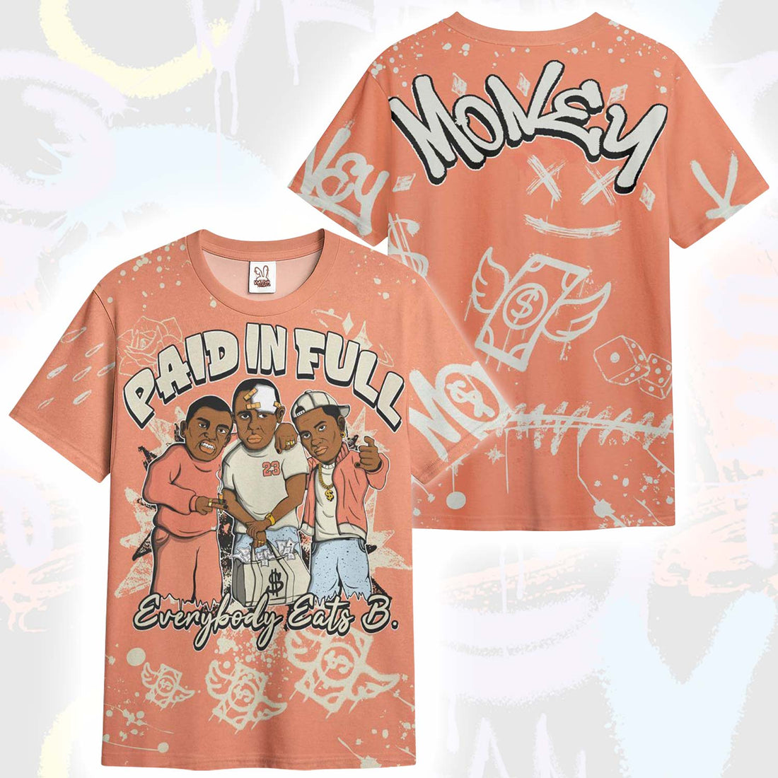 Paid In Full DJ Khaled Crimson Bliss 5s T-Shirt