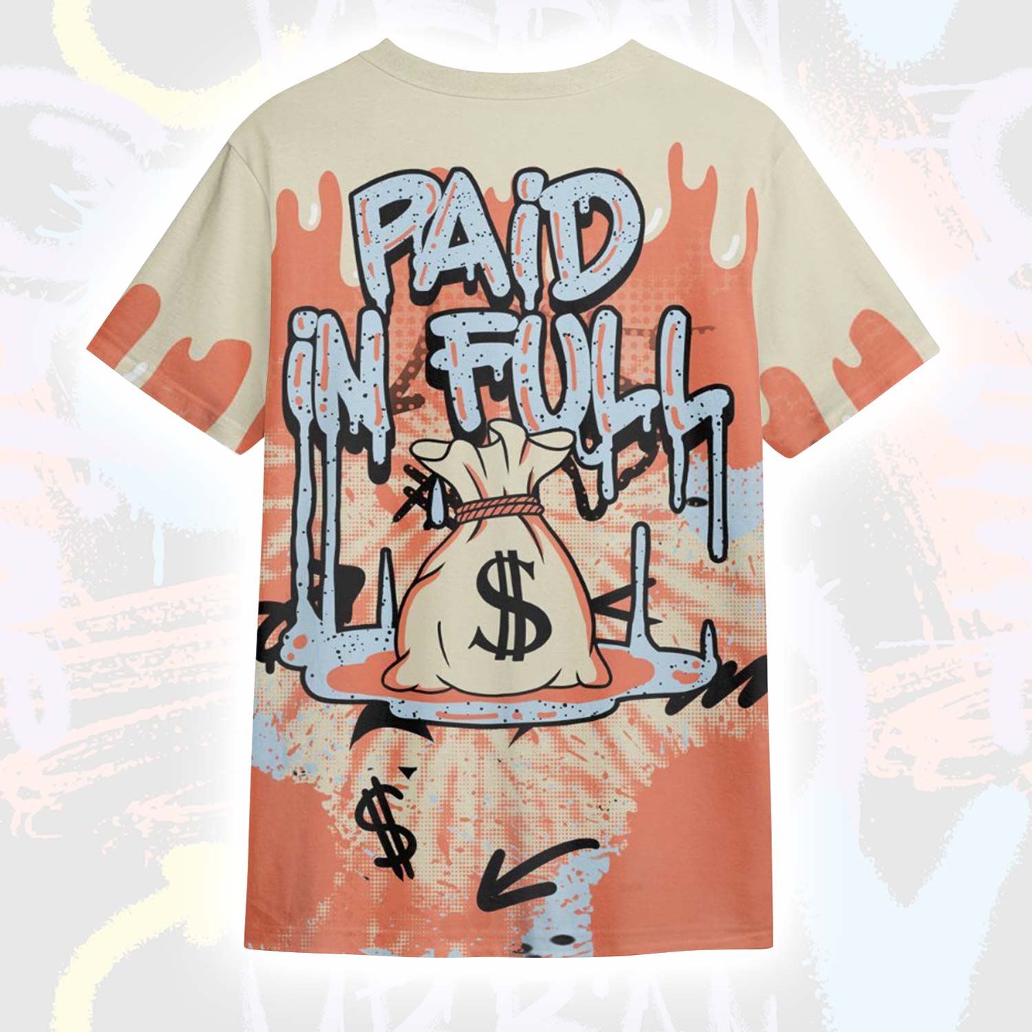 Paid In Full Moneys Bear DJ Khaled Crimson Bliss 5s T-Shirt