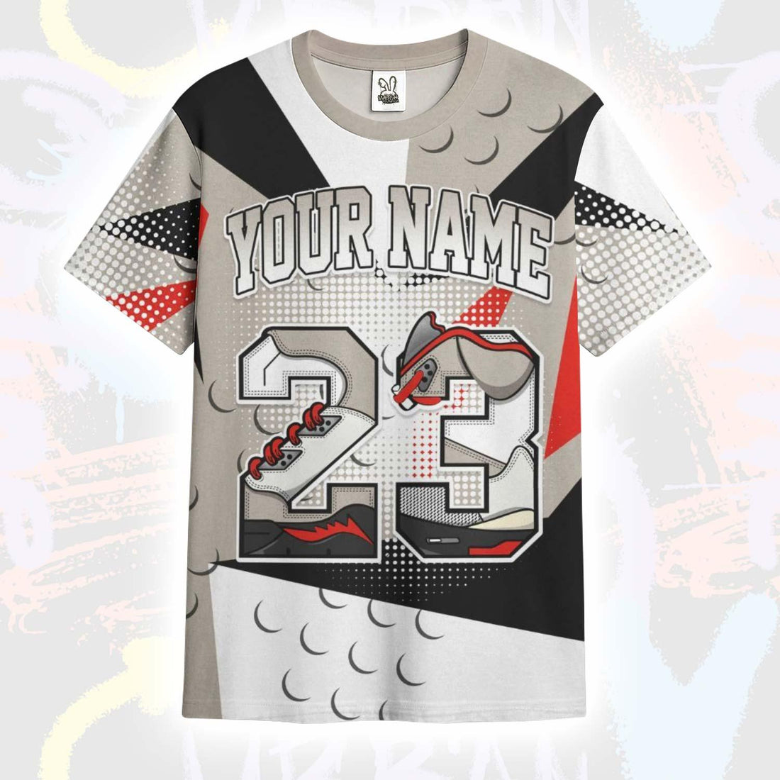 Poly Custom Name Number 23 Low OG Phantom 1s T-Shirt
