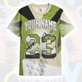 Poly Custom Name Number 23 SB Dunk Low Asparagus T-Shirt
