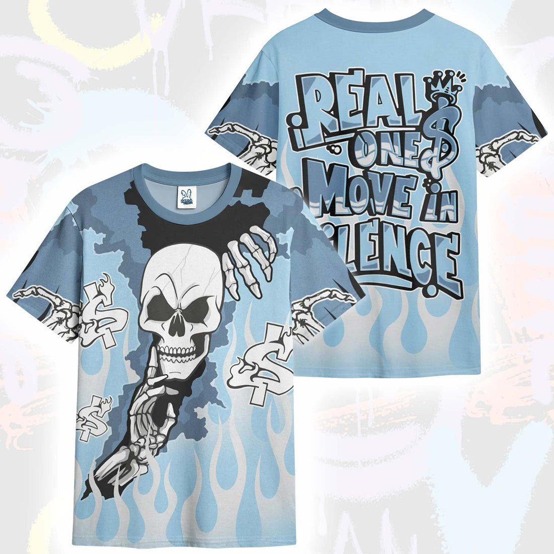 Real Ones Move in Silence Legend Blue 11s T-Shirt