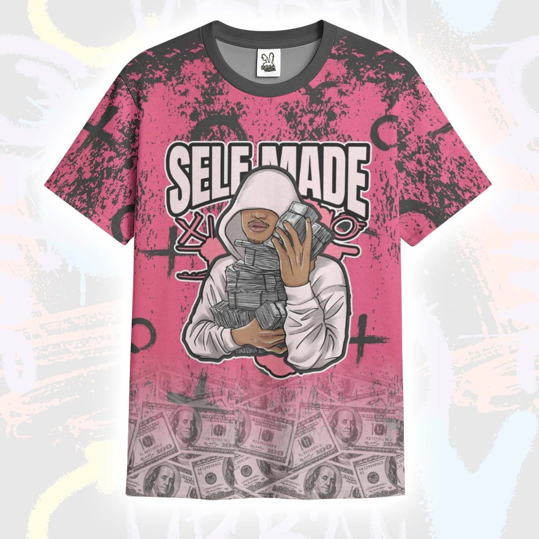 Selfmade Unique Grunge A'One Hyper Pink T-Shirt