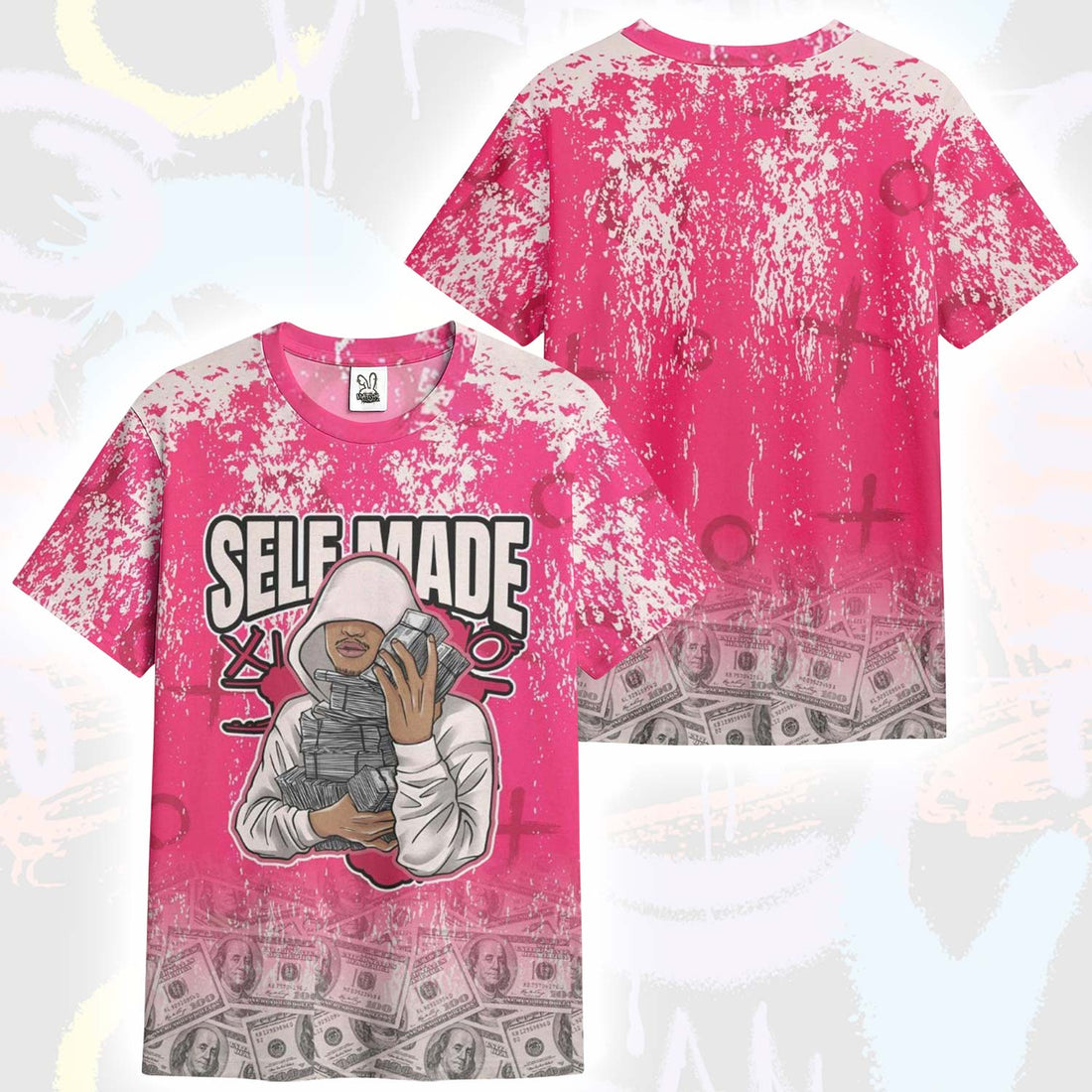 Selfmade Unique Grunge A'One Pink Aura T-Shirt