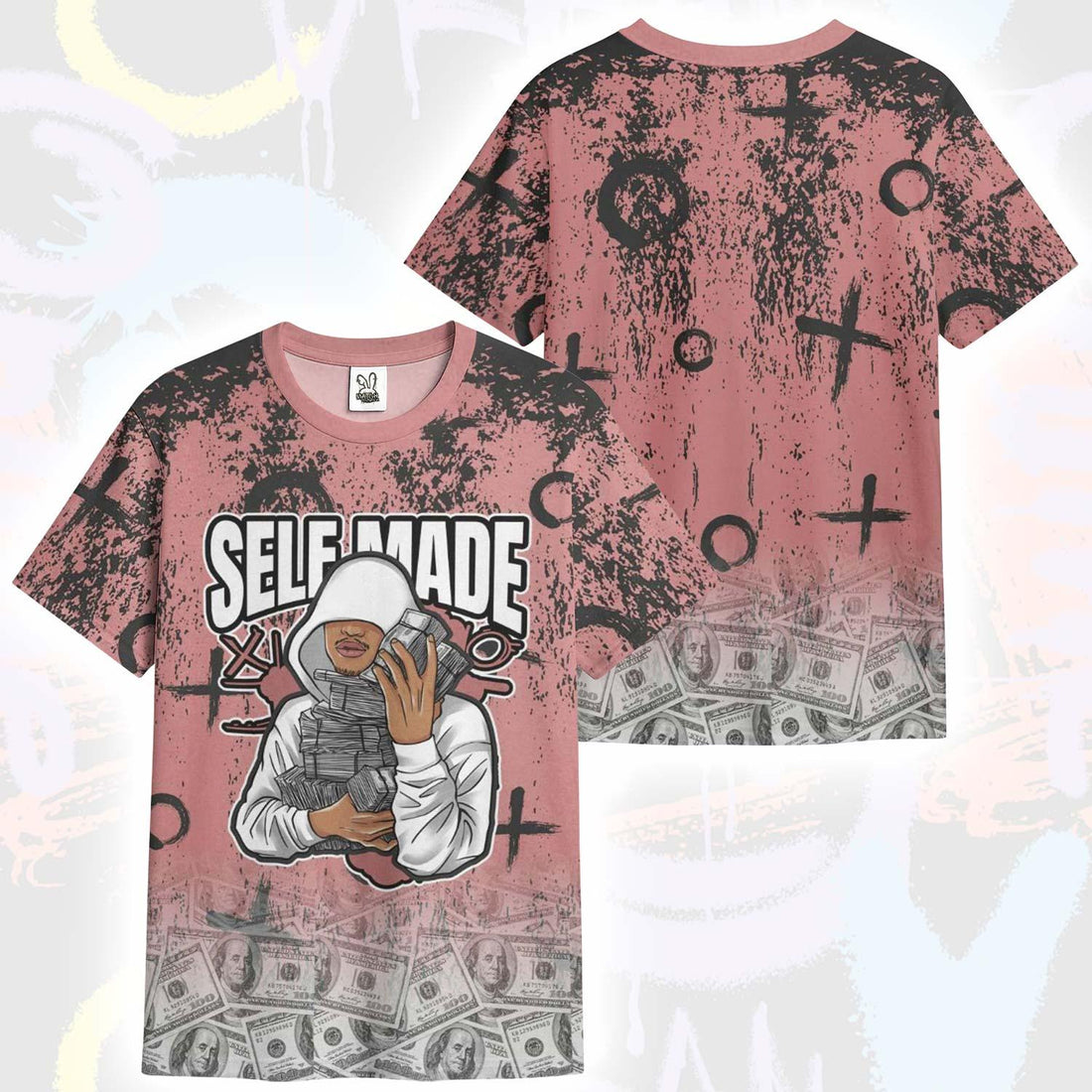 Selfmade Unique Grunge Low OG Rust Pink 1s T-Shirt