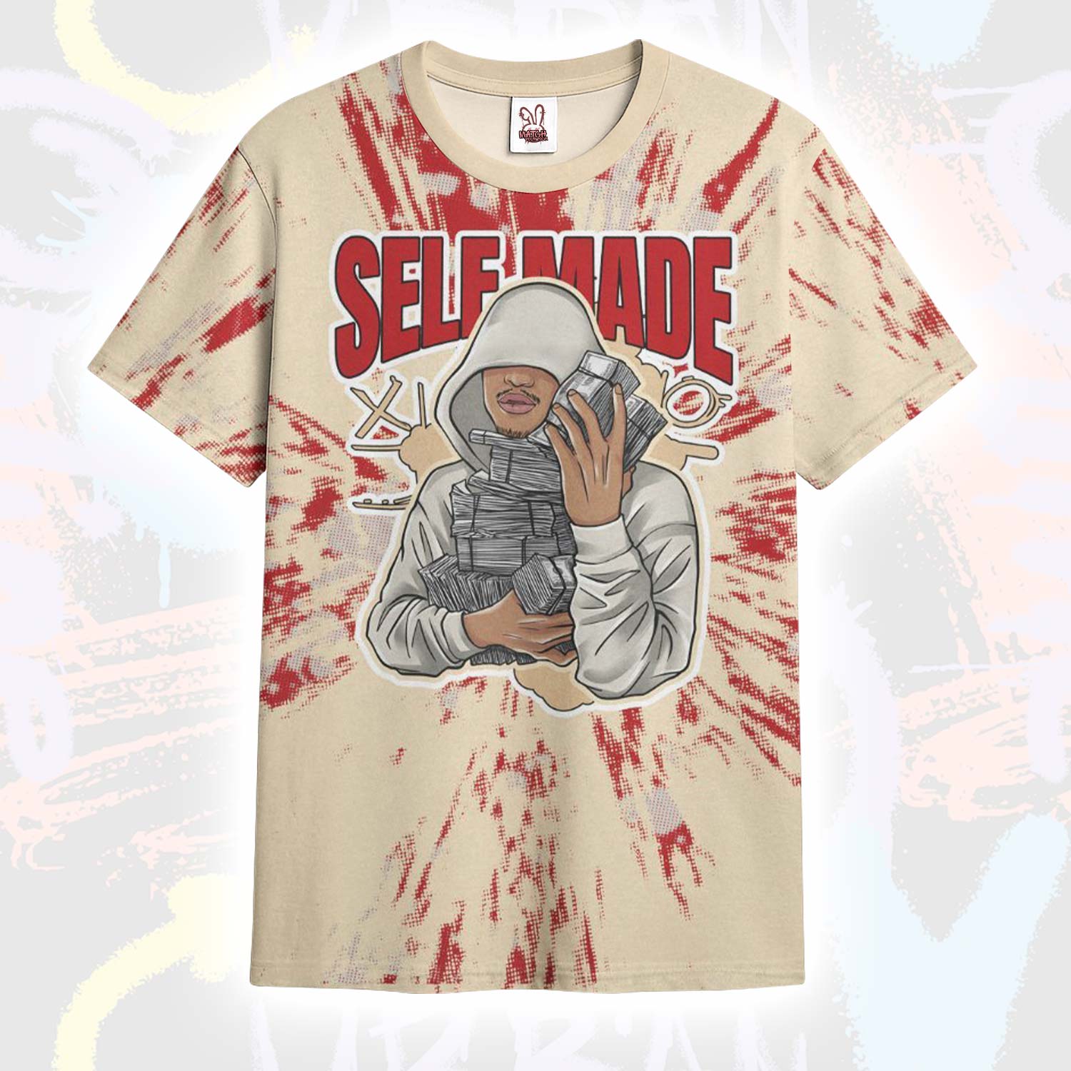 Selfmade Lux Dunk Low Strawberry Waffle T-Shirt