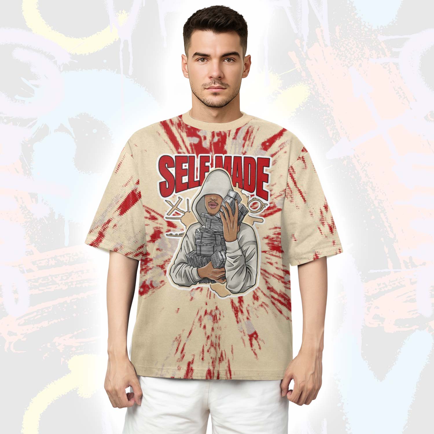 Selfmade Lux Dunk Low Strawberry Waffle T-Shirt