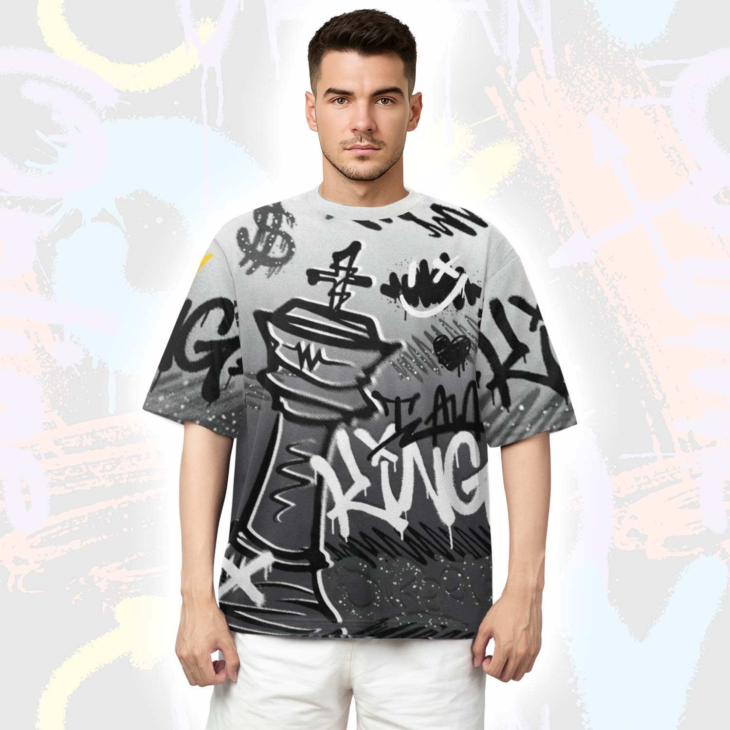 Street King Chess Streetwear Fear 4s T-Shirt