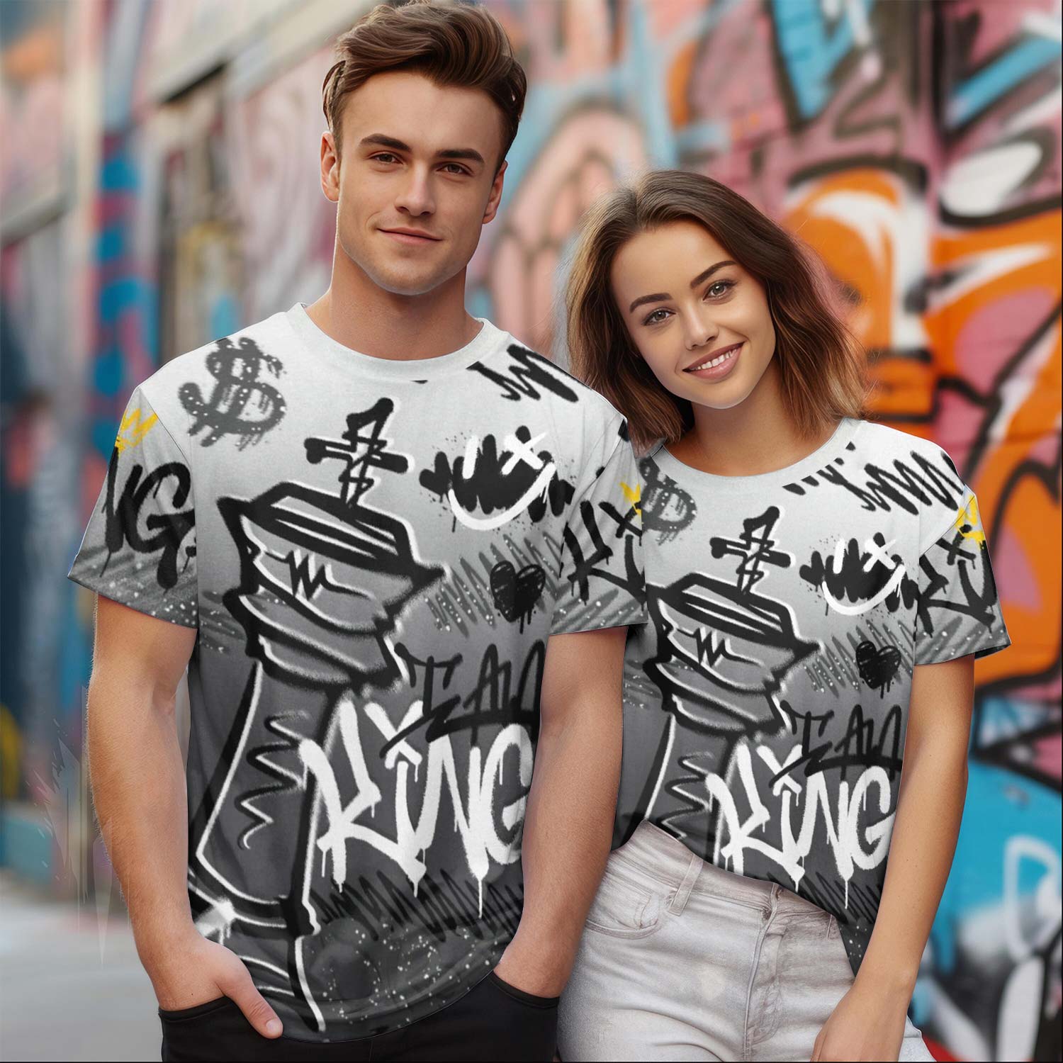 Street King Chess Streetwear Fear 4s T-Shirt