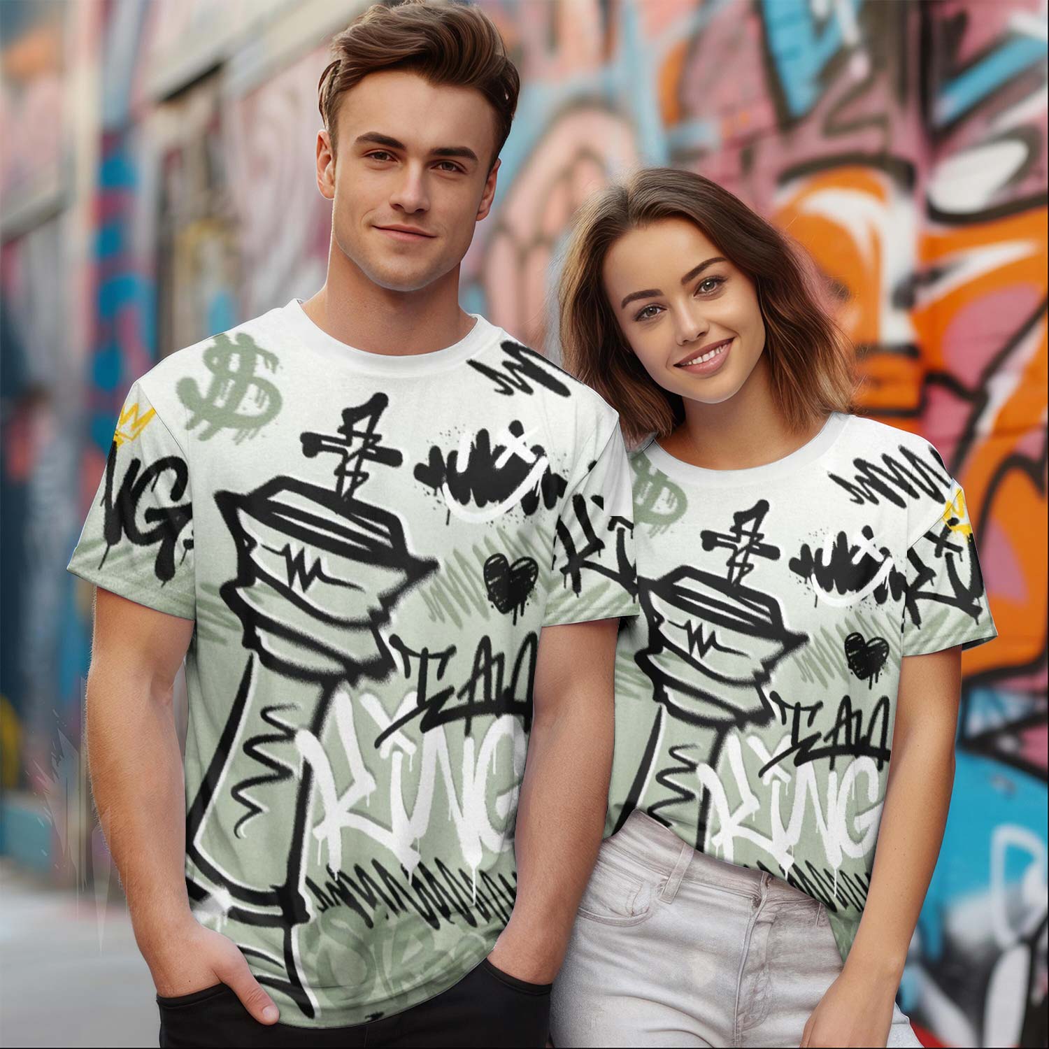Street King Chess Streetwear Seafoam Sail 4s T-Shirt