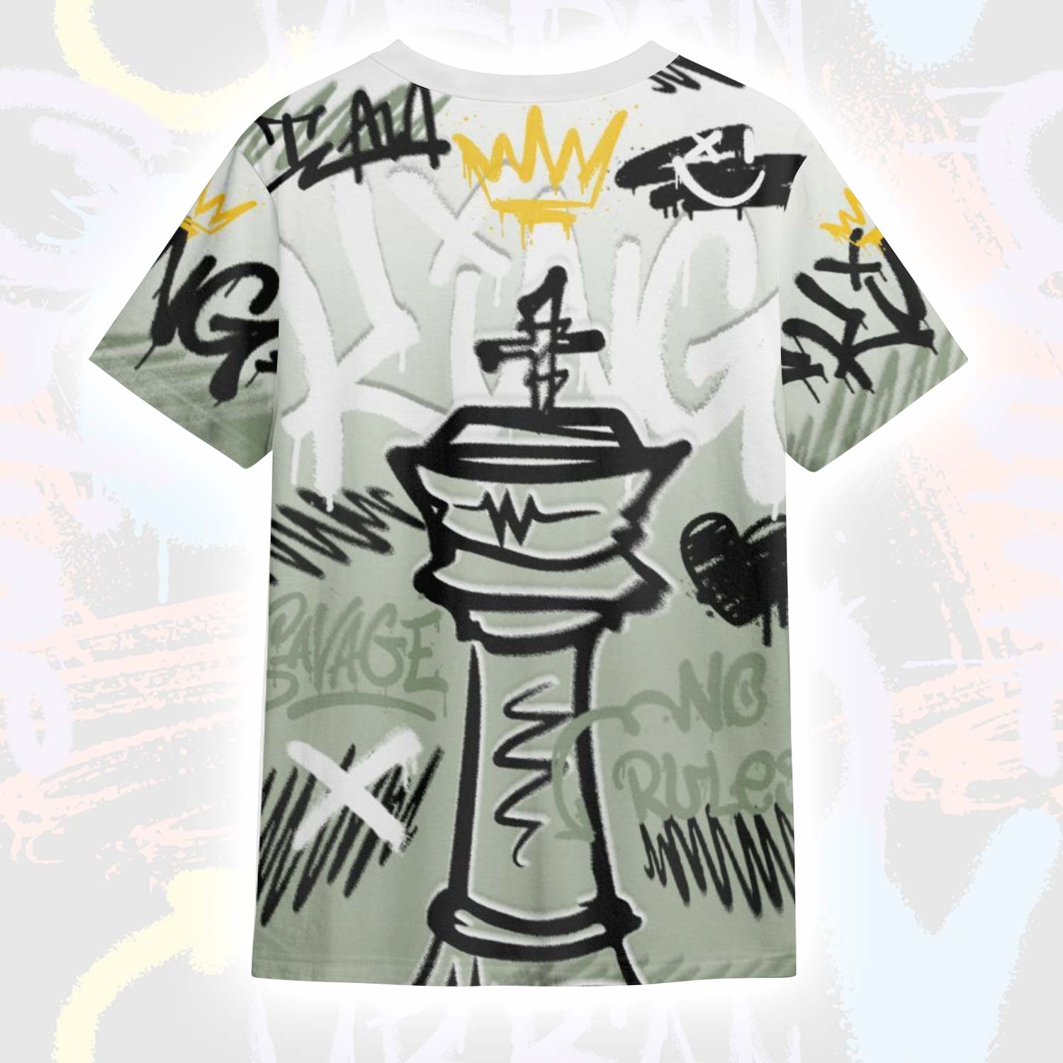 Street King Chess Streetwear Seafoam Sail 4s T-Shirt
