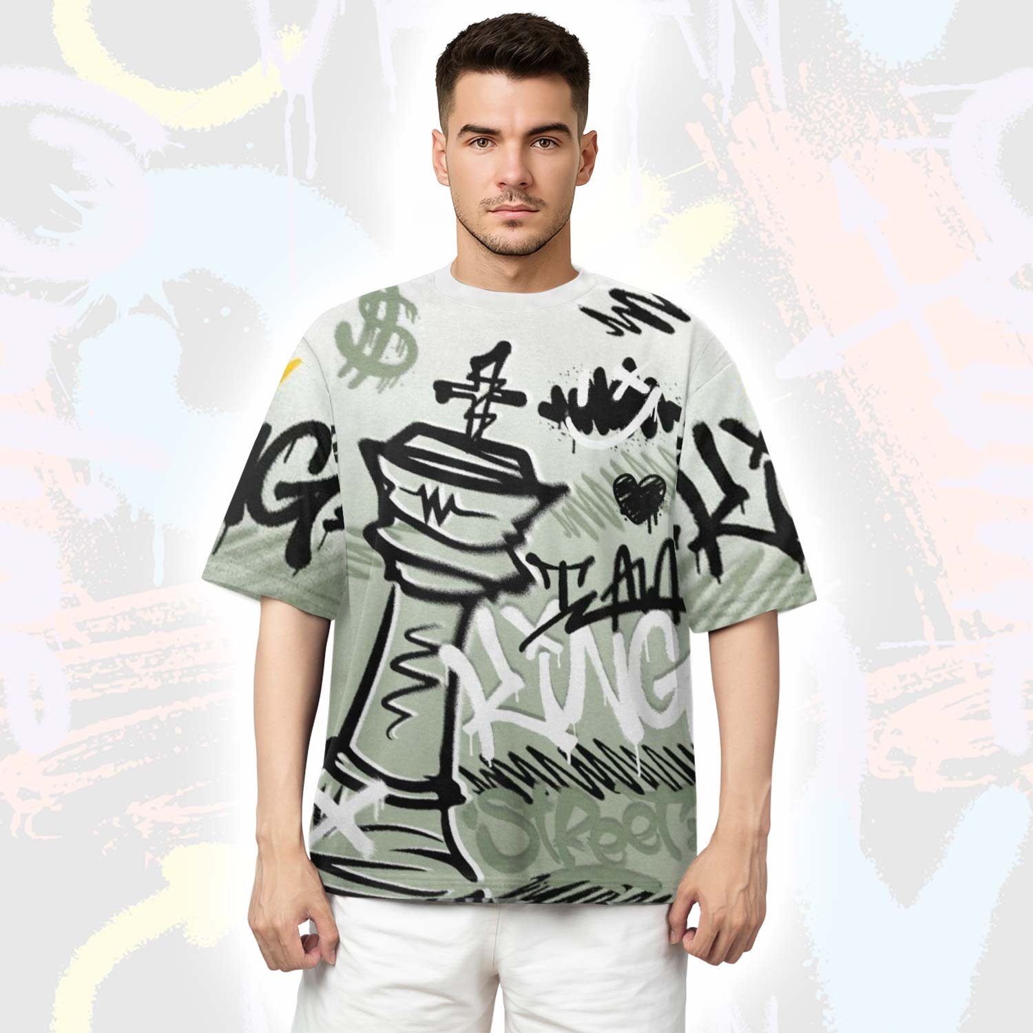 Street King Chess Streetwear Seafoam Sail 4s T-Shirt