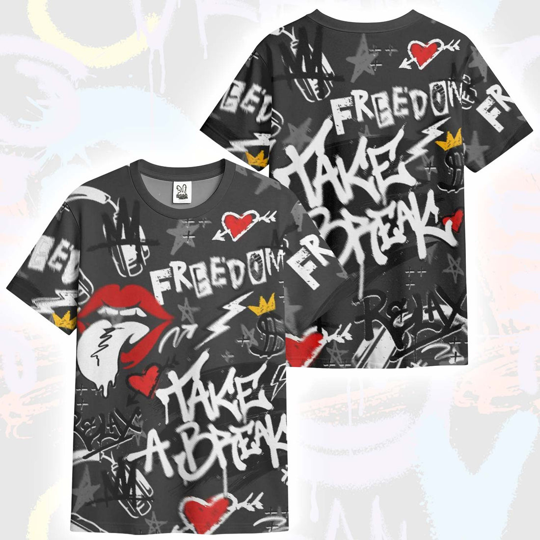 Take Break Freedom Graffiti Streetwear Kobe 9 EM Mambacita T-Shirt
