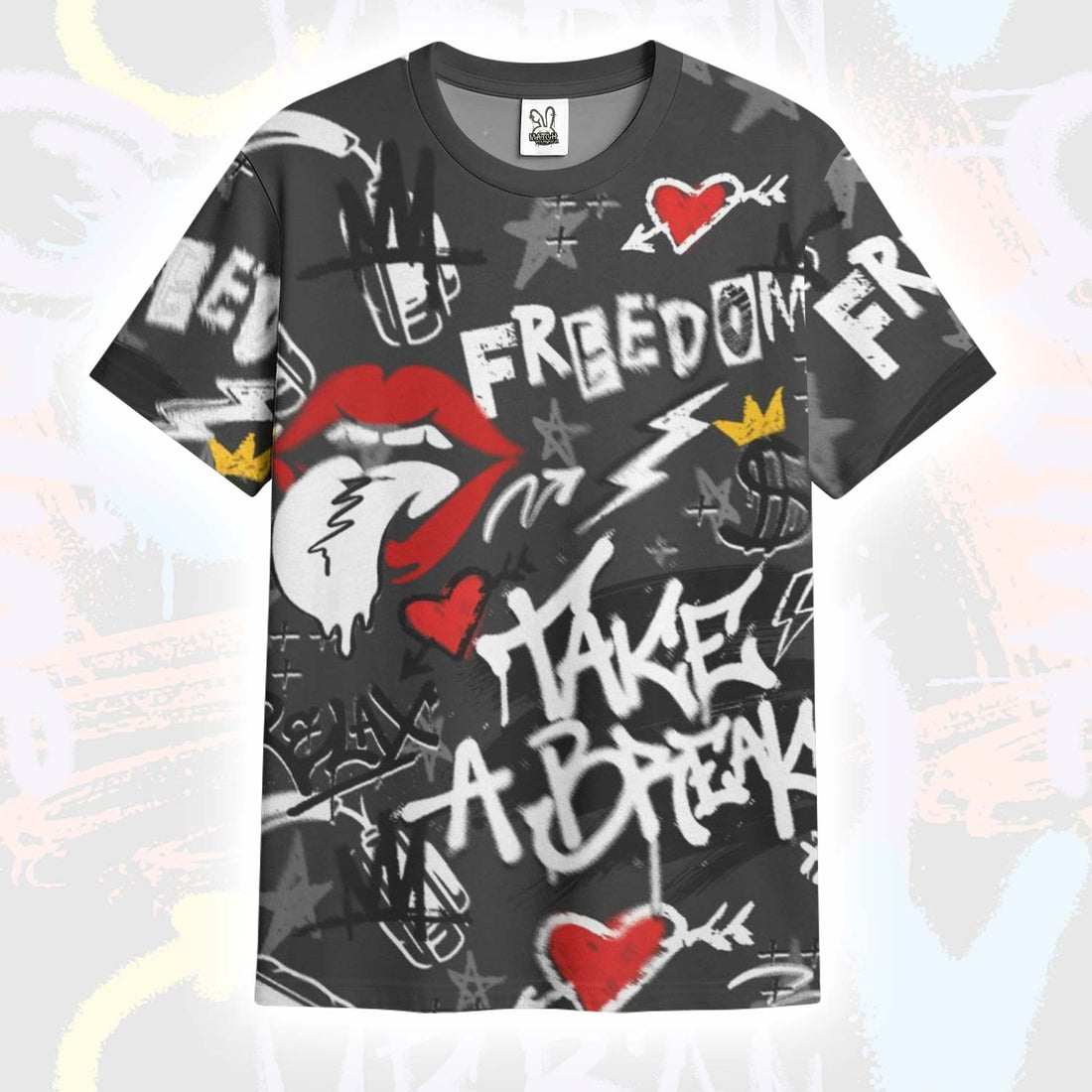 Take Break Freedom Graffiti Streetwear Kobe 9 EM Mambacita T-Shirt