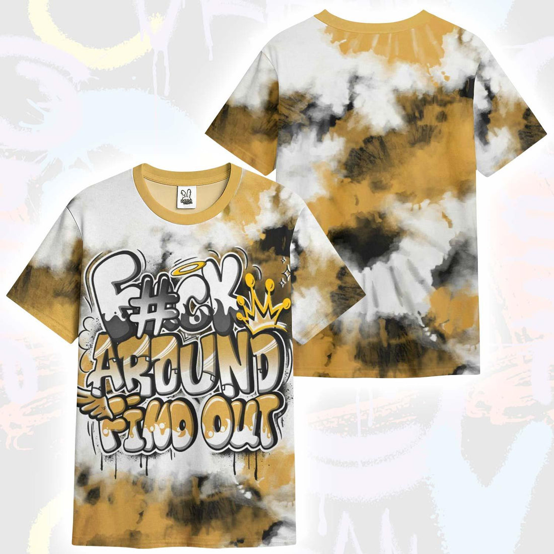 Tie Dye FK Around Find Out Low OG Rookie Of The Year 1s T-Shirt