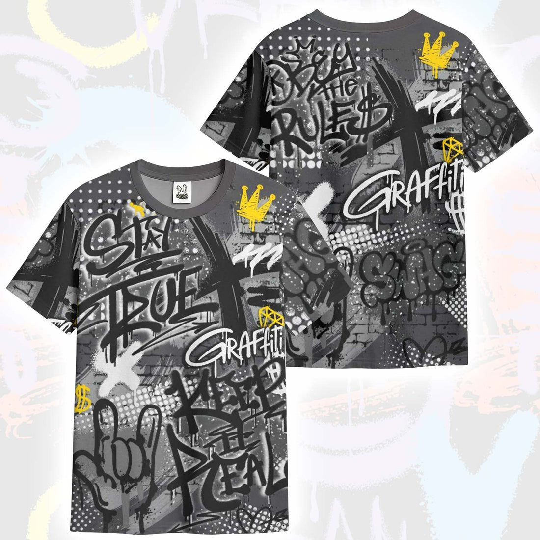True It Real Graffiti Streetwear Fear 4s T-Shirt