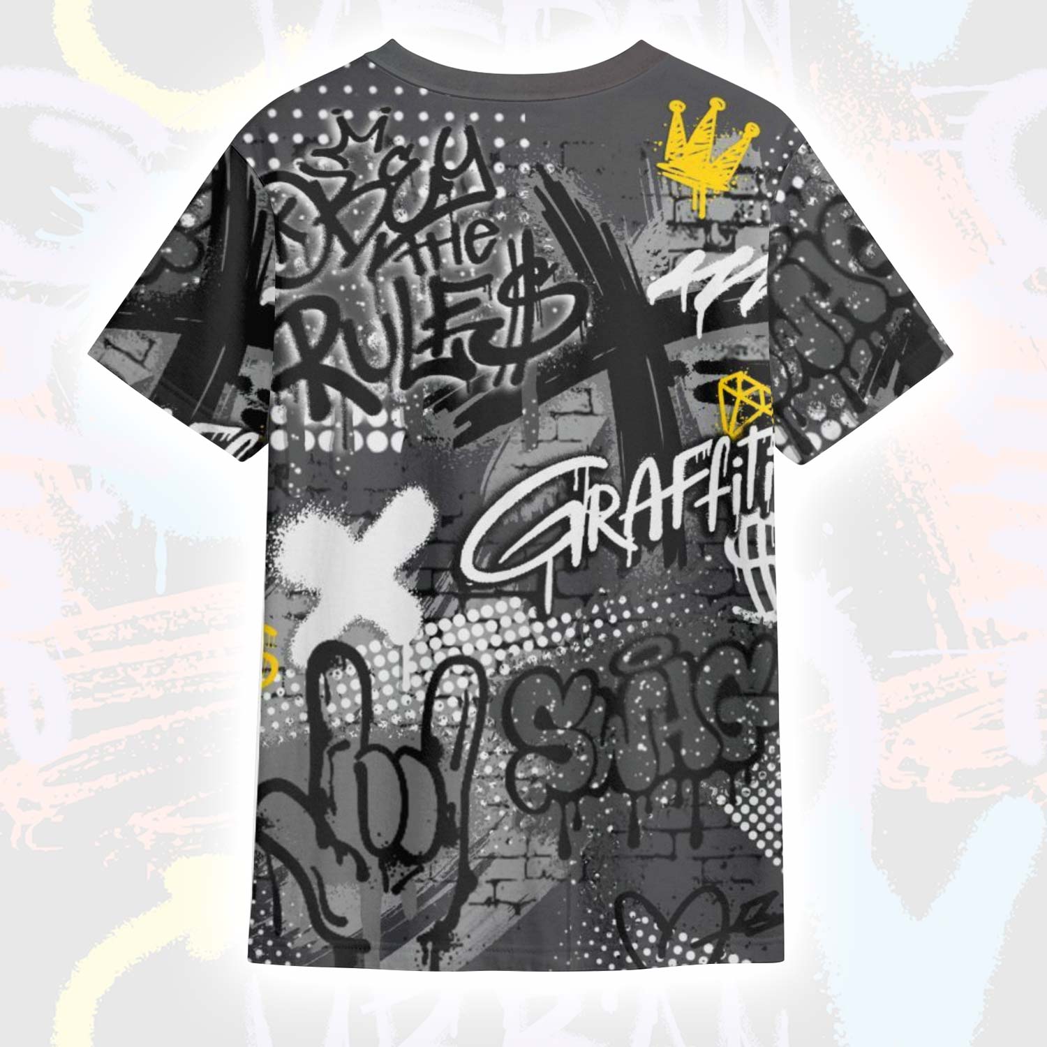 True It Real Graffiti Streetwear Fear 4s T-Shirt