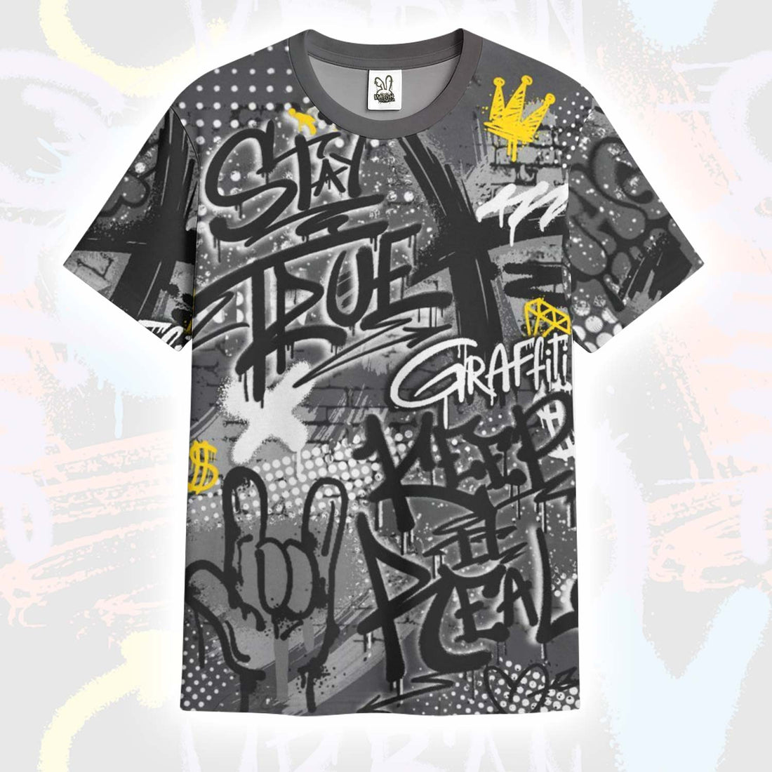 True It Real Graffiti Streetwear Fear 4s T-Shirt