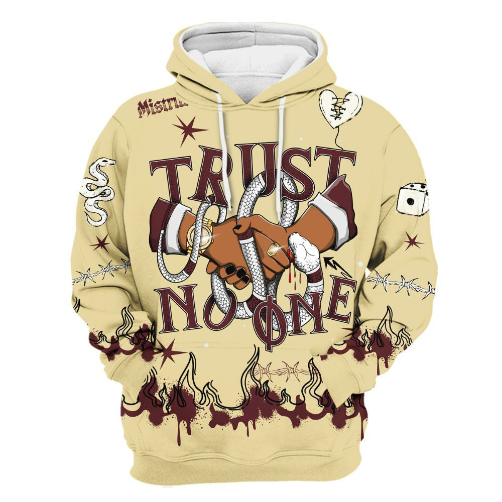 Trust No One Snake-Bite Doodle Women Phantom 12s Hoodie & Zip Hoodie