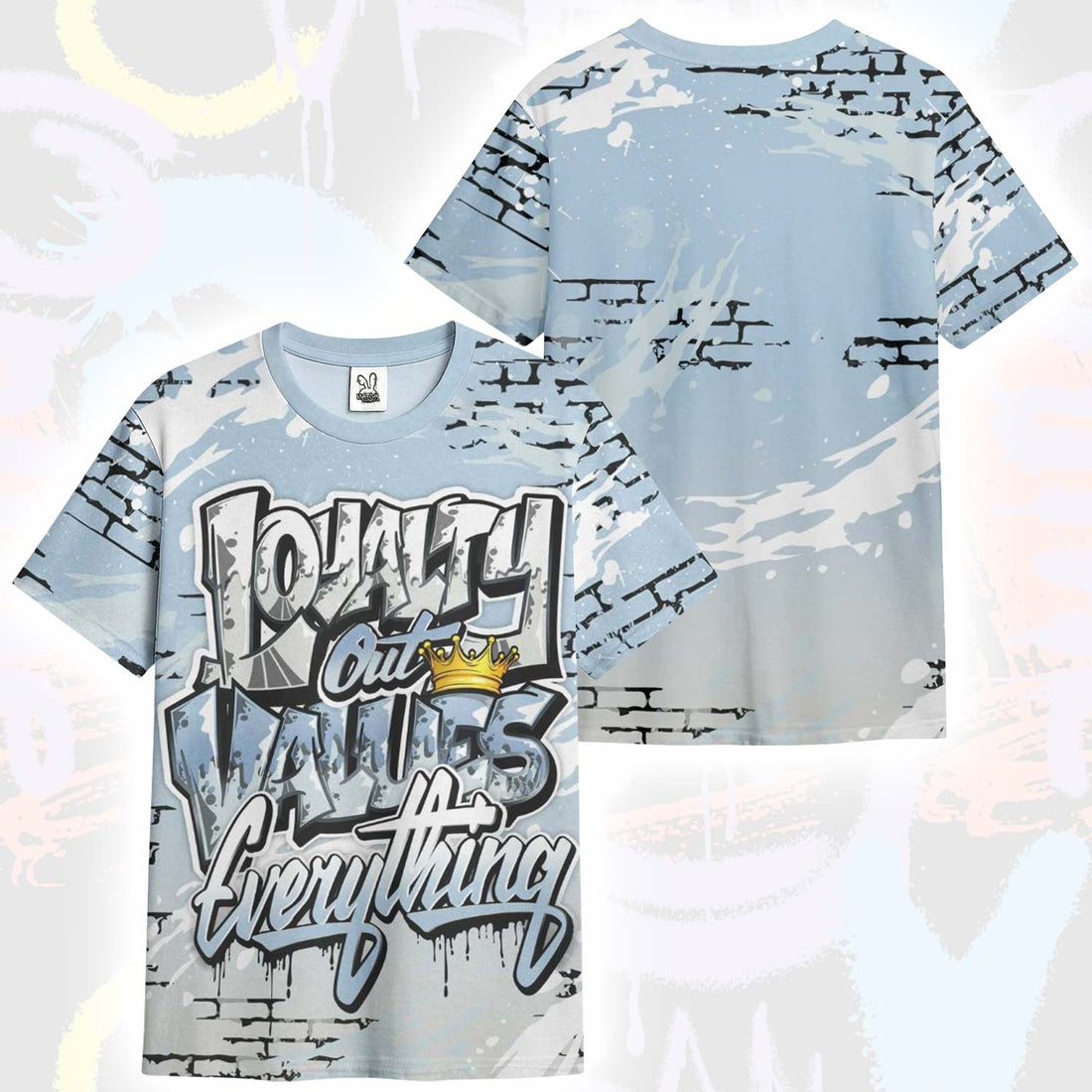 Values Of Loyalty Drip Forget Me Not 4s T-Shirt